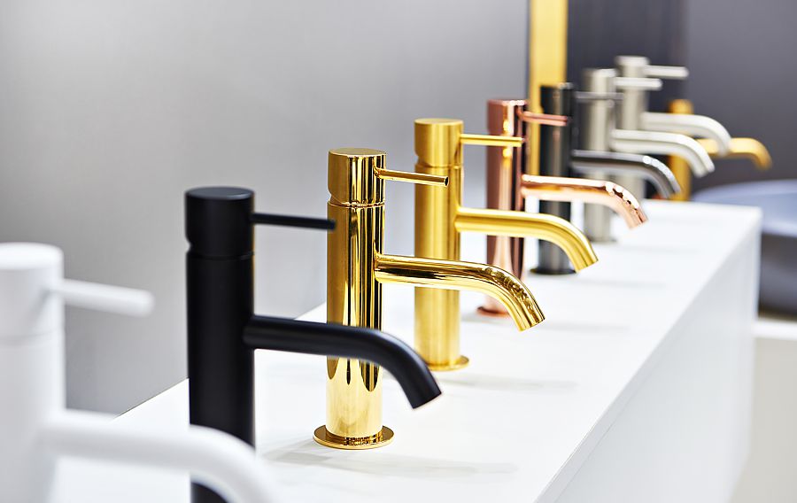 An array of choice in everything including the faucets.