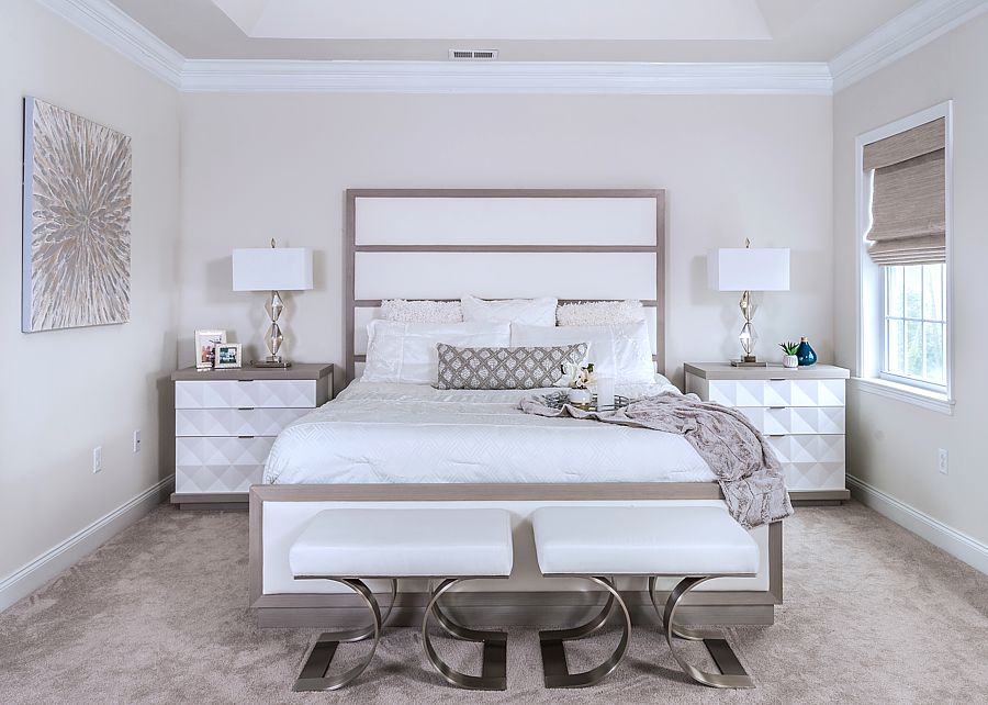 A beautiful master bedroom to calm the soul.