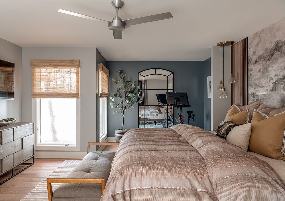 Mixing smooth and rough textures, glossy and matte finishes or natural and man-made materials adds depth and visual interest.
